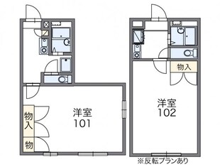 レオパレス愛松の物件間取画像